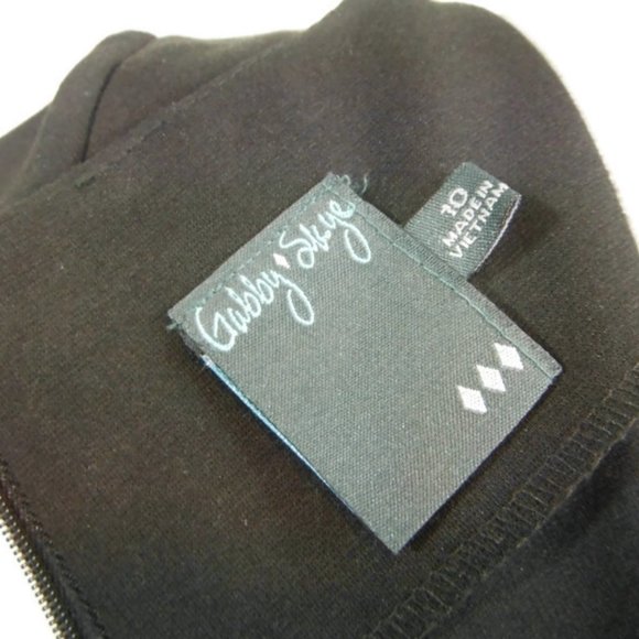 Gabby Skye Black & White Dress - 10 - Picture 3 of 10